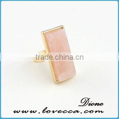 Cheap Fashion Wholesale Trendy Ladies Fashion Natural Gemstone Ring