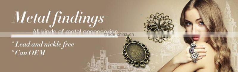 Wholesale eco-friendly antique zinc alloy metal charm