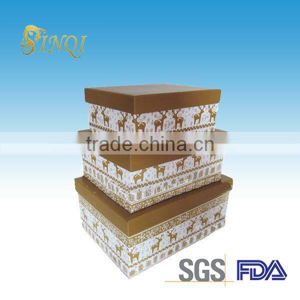 Round recycled gift paper box packaging