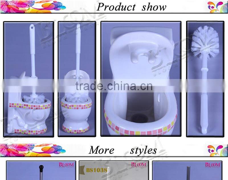 Bathroom toilet items toilet brush with holder