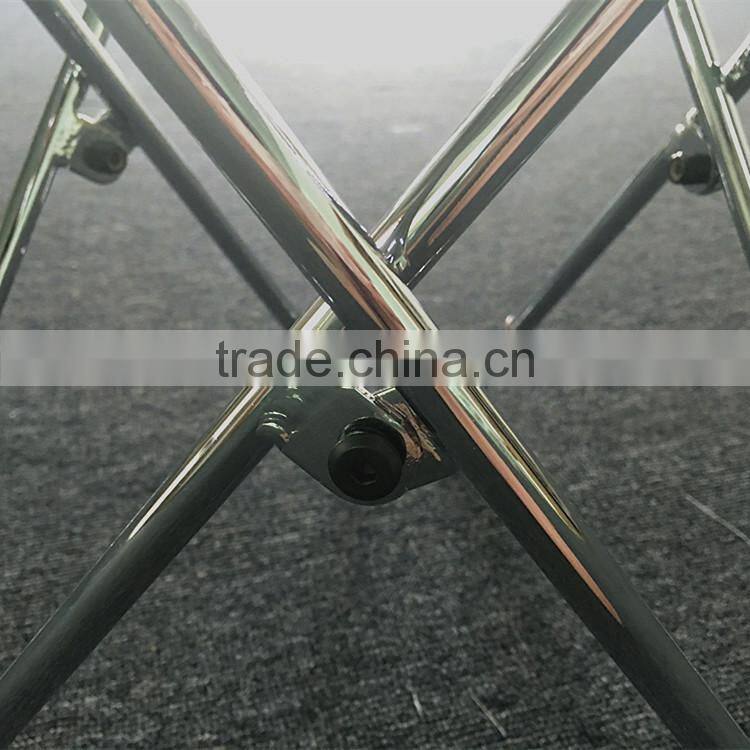 Industrial furniture stainless steel chrome ottoman frame high quality