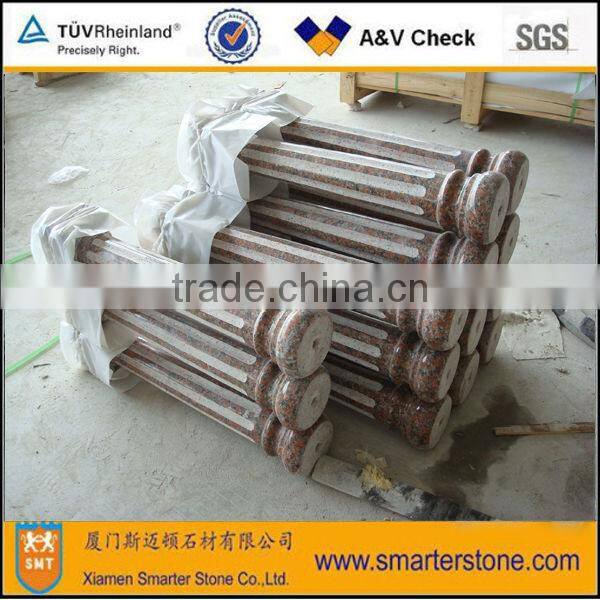 White travertine stone designs of columns for houses