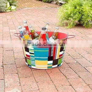 Tin drinks bucket for beer