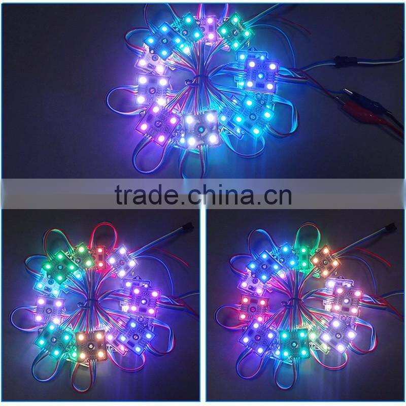 Building decoration LED module full colors 4 pieces LED light