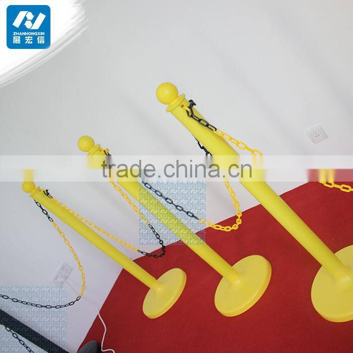 ball top plastic chain barrier
