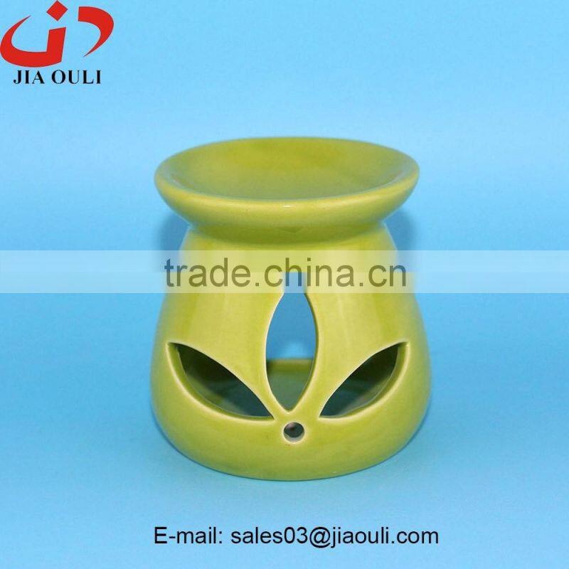 wholesale aroma burner black and white ceramic oil warmers, incense holder