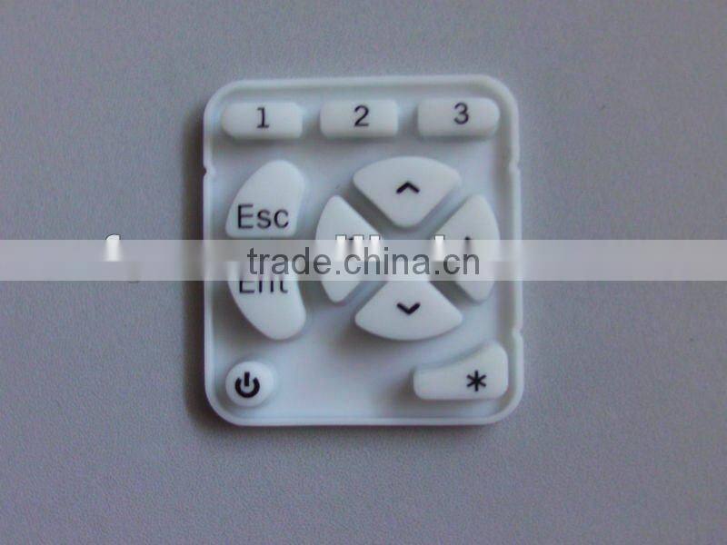 Silicone keypads for calculator rubber keypad for computing counter