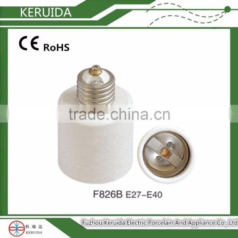 e27 to e40 wifi light bulb led power socket adapter