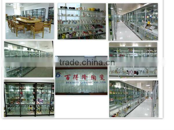 Color Wave Point Ceramic Sealeed Jar/Ceramic Condiment Jar/Chicken Ceramic Storage Jar