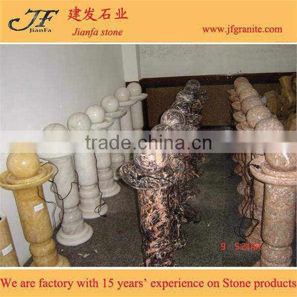 Stone ball fountain for meeting room