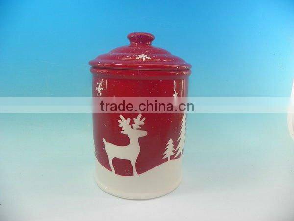Tea,Sugar or Coffee canister for christmas