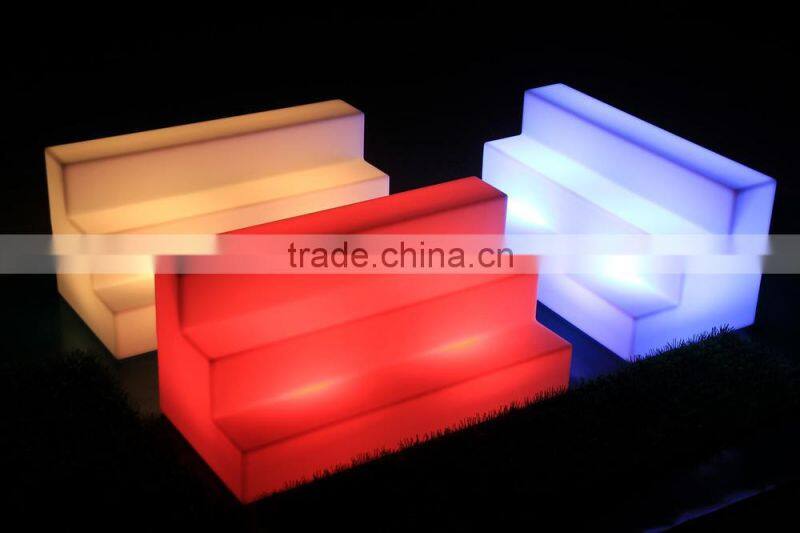 Rechargeable ktv chair disco wine shelf led rack