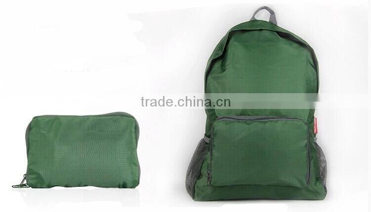 Colorful polka dots folding school bag