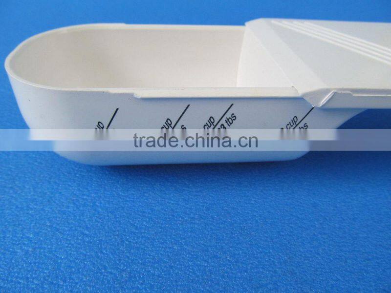 Hot sale Elegant Adjustable plastic measuring scoop, OEM plastic measuring scoop Shenzhen maker