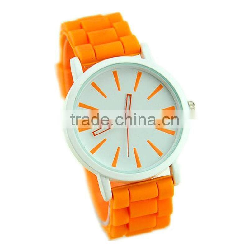 multi-color sport watch soft band sexy lady female wrist watch beautiful silicone women's watch