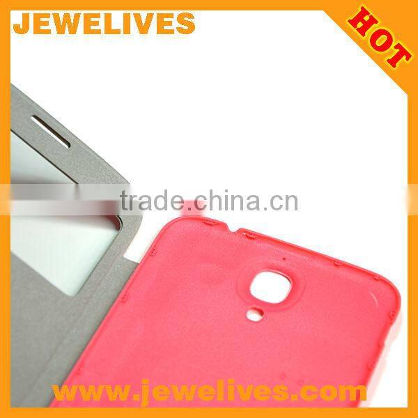 Factory price of leather flip for samsung galaxy NOT 3