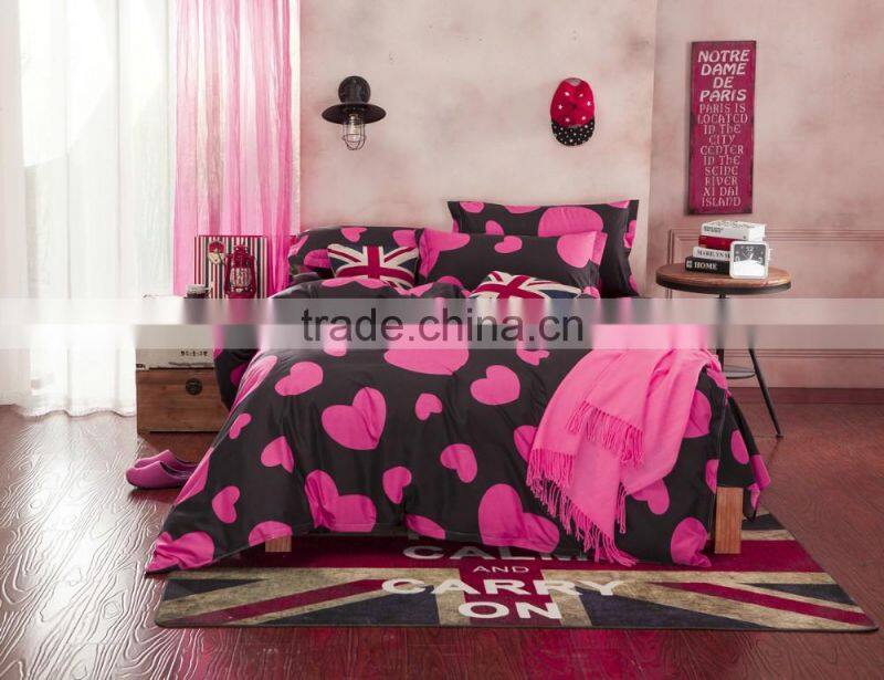 Cotton feeling Fashion Bedding Set Bed Sheet Duvet Cover Set Bed Linens XYSF