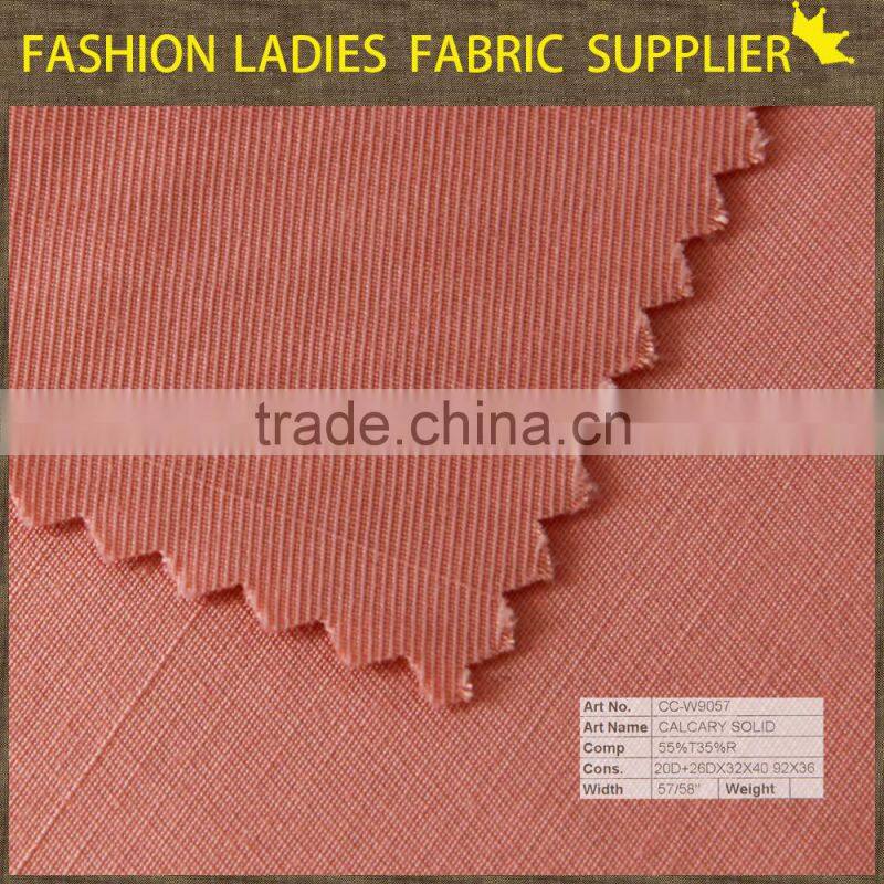 wholesale t/r calcary solid rayon fabric