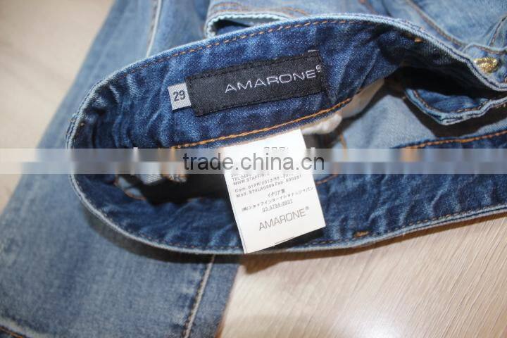 GZY Guangzhou trading factory top design jeans denim mens damaged ripped jeans for men design pattern stock