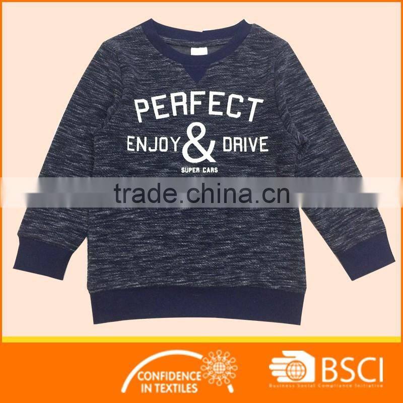color melange good hand feeling wholesale children sweatshirt