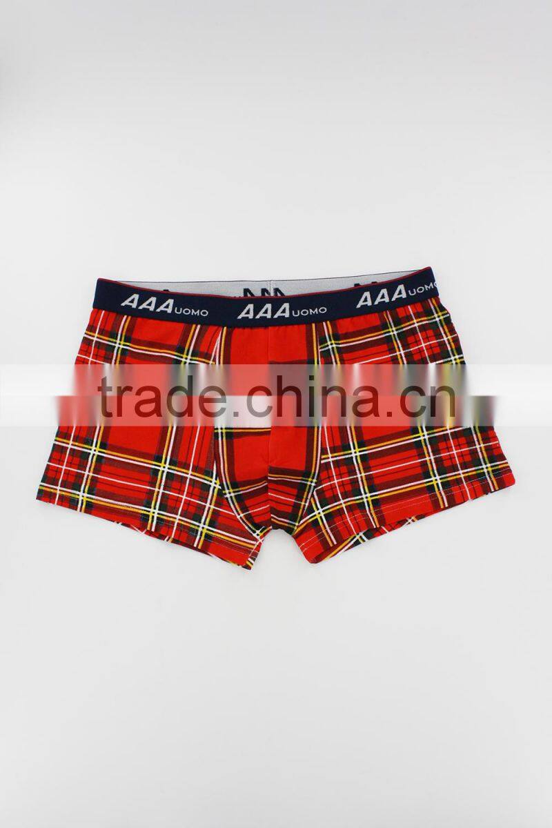 men cotton printed design brief boxer underwear