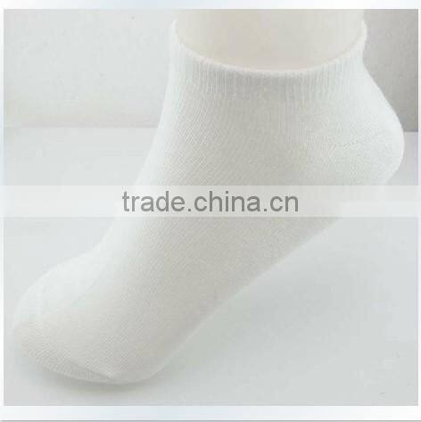 High Quality Factory Price Plain White Socks