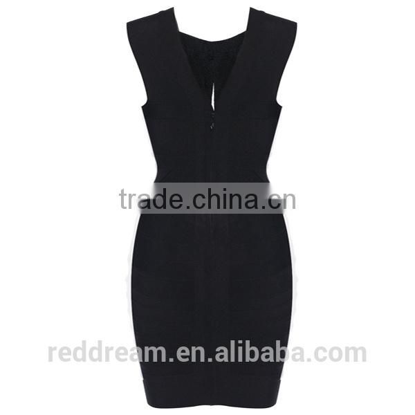 Hot Sale Women Sexy White KeyHole Halter Bandage Dress 90%Rayon Factory Direct wedding dresses H065