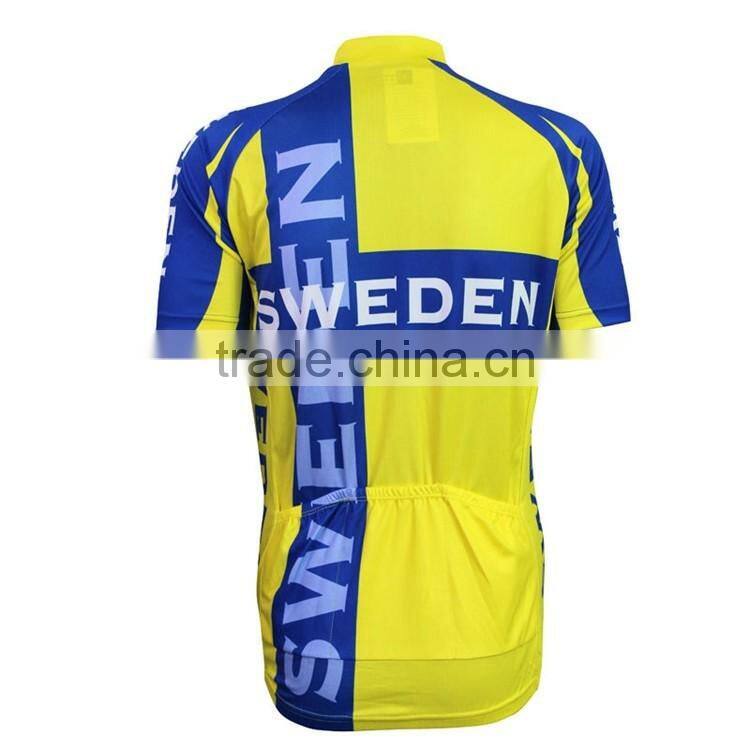 Professional wholesalers of cycling clothing, fluorescent yellow team cycling shirts