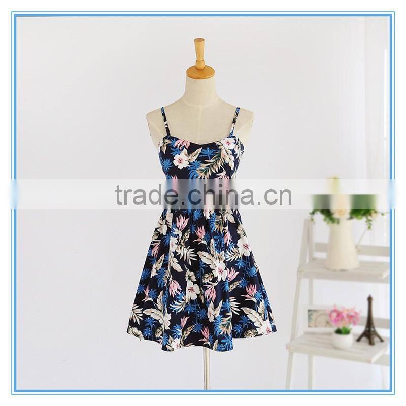 Korean Summer Dresses New Fashion Lady Dress Backless Dress Beach Patterns