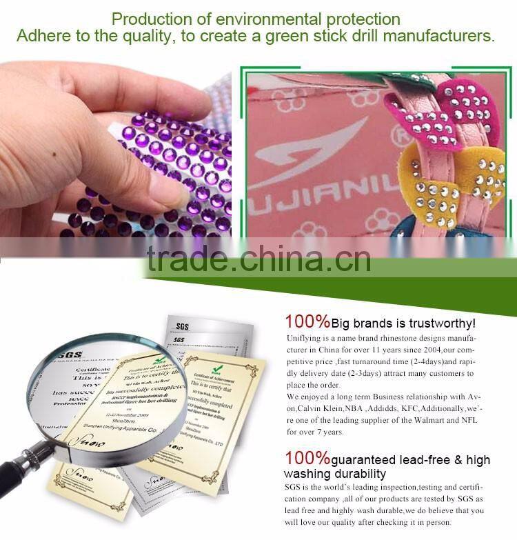 self-adhesive acrylic gem stone sticker for mobiles