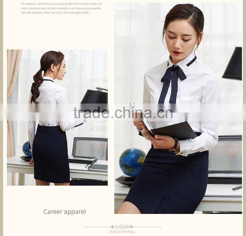 european women office shirt new fashion white blouses