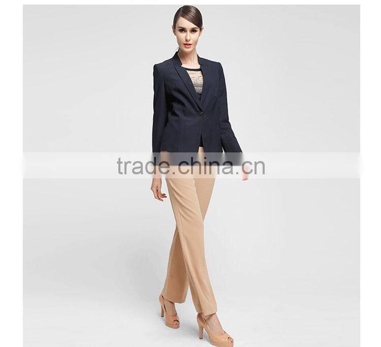 Wholesale New Design Slim Fit Formal Ladies Stylish Pant Suit