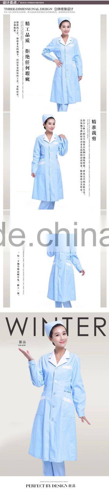 2016 fashionable designs nurse hospital uniform