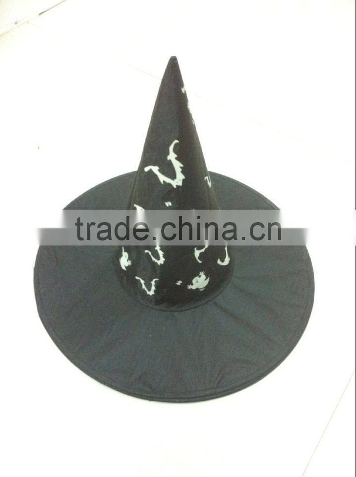 Halloween Taffeta Wizard Hat With Star Moon