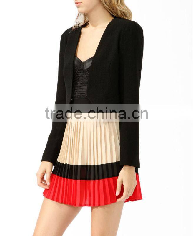 Women's Cropped Textured Blazer
