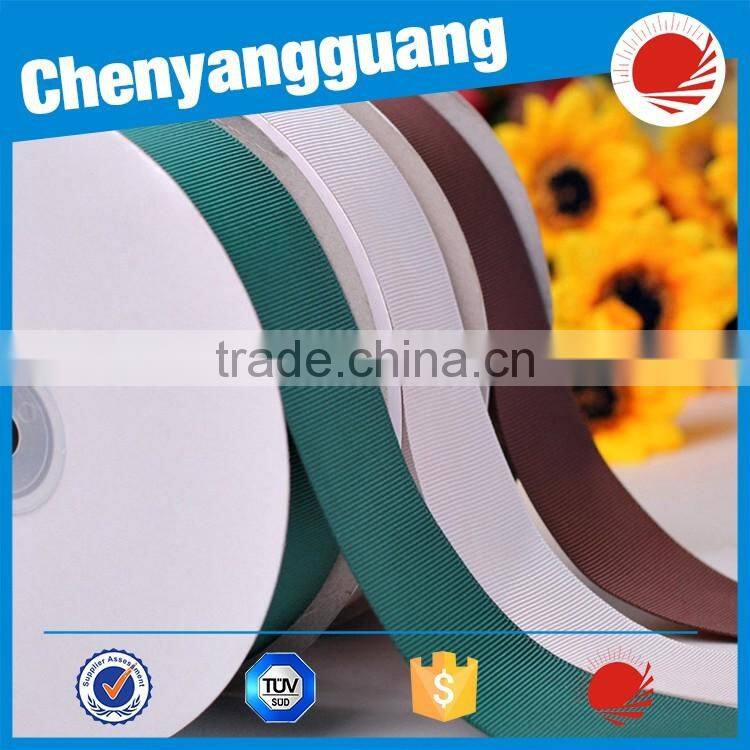 CYG Gross Grain Ribbon Colorful Style Customized Printed Pattern