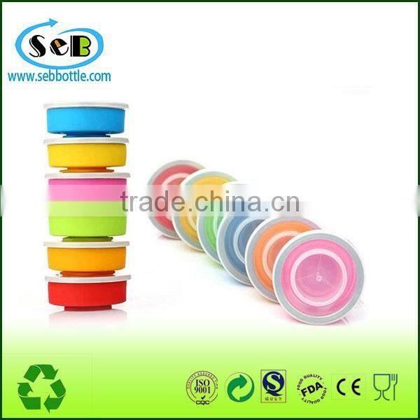 silicone rubber drinking coffee cup , Luggage silicone travel cup