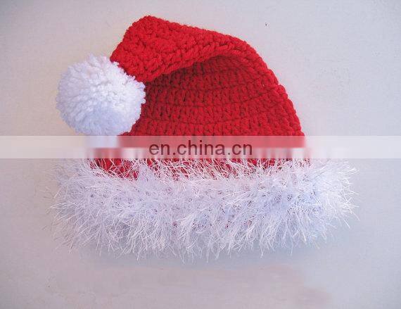 Knitted Christmas Hat Promotion santa claus hat children and adult Father Christmas hat
