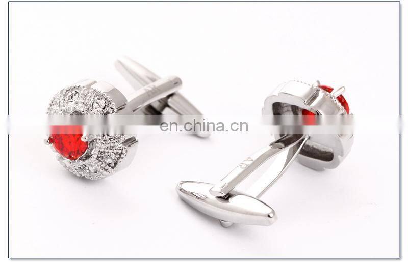 Red Diamond Luxury Cufflink For wedding Cufflink Jewerly