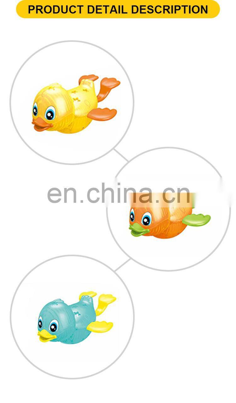 Swimming toys little duck with lights bath toys dive game
