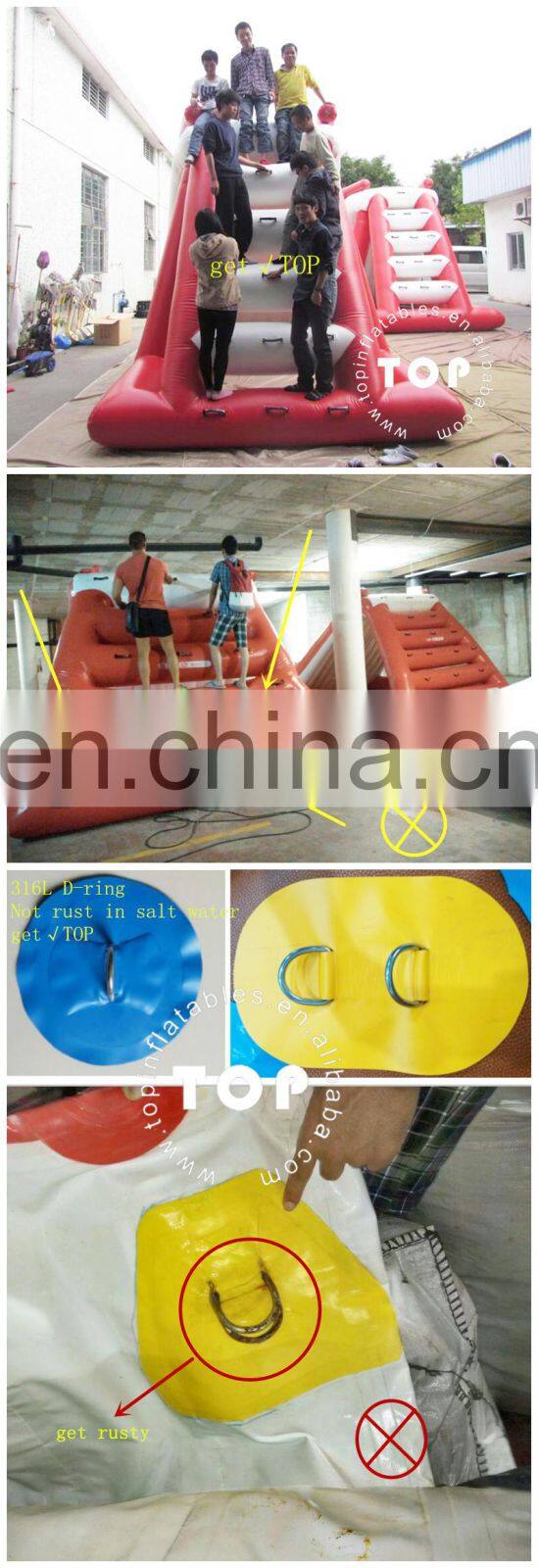 TOPINFLATABLES inflatable bumper ball/ body zorbing bubble ball