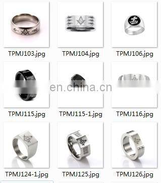 Customizable 316l Stainless Steel Freemason Masonic Jewelry