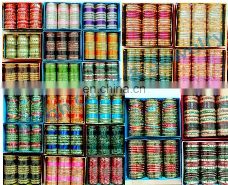 Indian wedding wear metal bangles - Bollywood style metal kangan - Traditional metal bangle churi