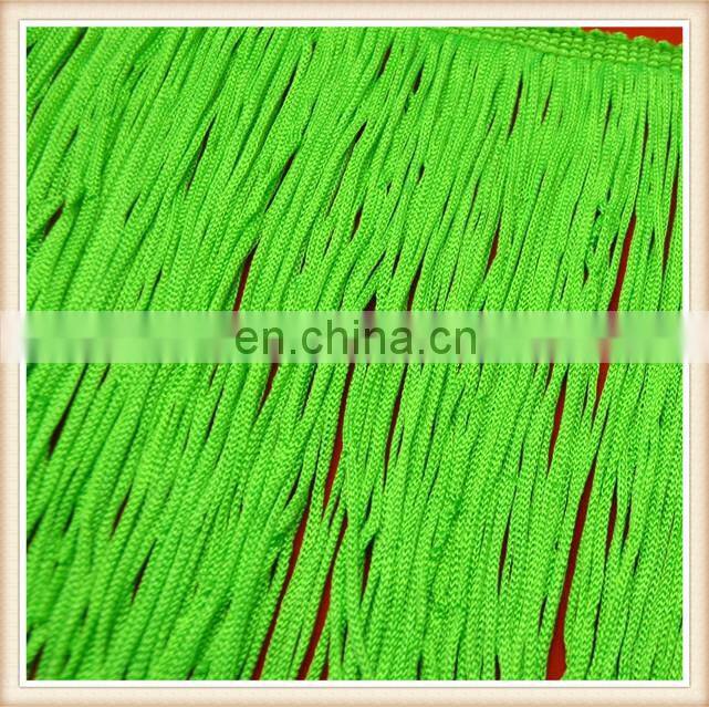 New fashion costum polyester elastic fringe lace
