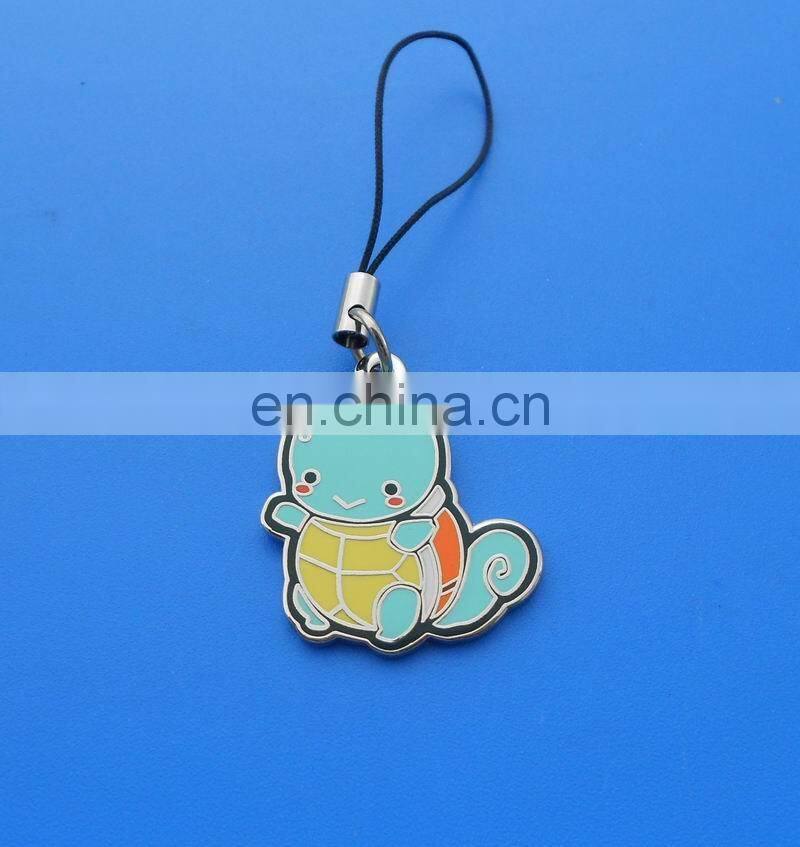 custom metal mobile phone strap, christmas gifts mobile phone charms