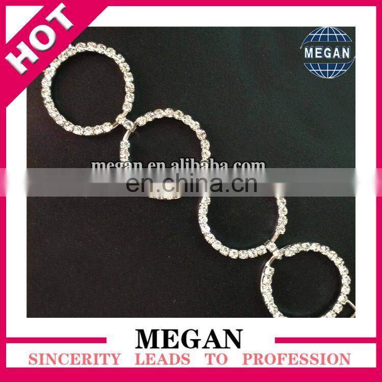 rhinestone chain connectors for Bikini / swimwear