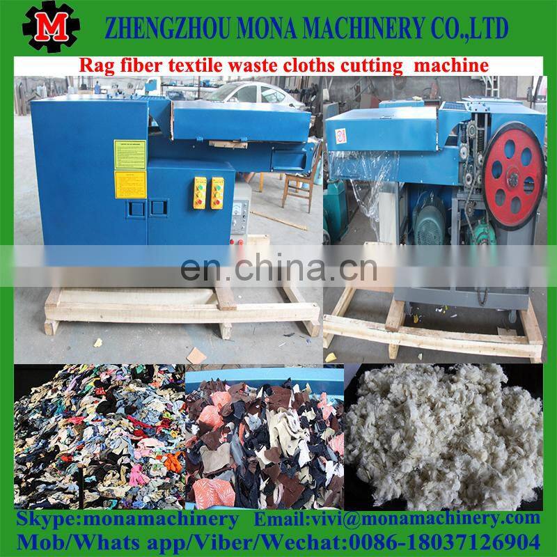 waste cotton recycling machine /rag cutting machine