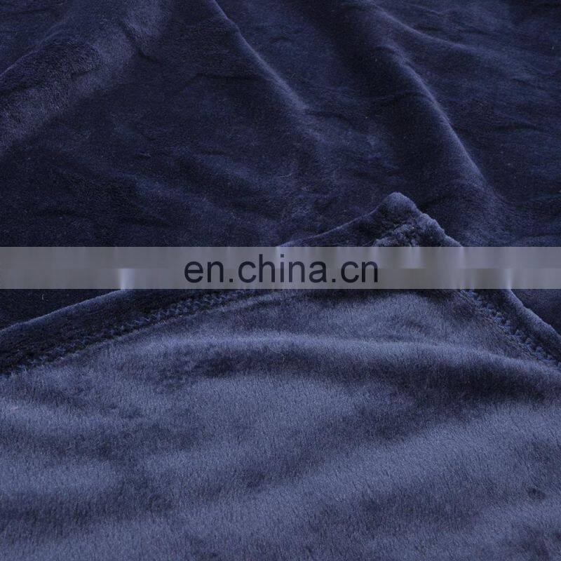 Stars Printed Navy Coral Blanket Air-Conditioned Lively Office Nap Cover Fleece Blanket Throw