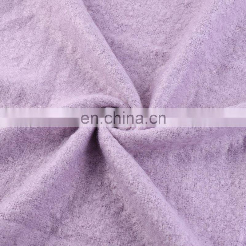 Wholesale Custom Soft Solid color Light Purple Throw Blanket For Sofa
