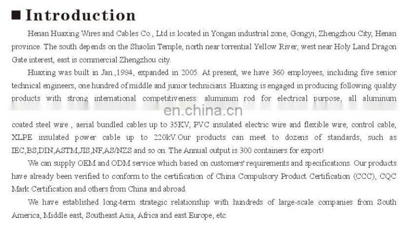 Aerial Twisted Aluminum ABC Cable 50mm2